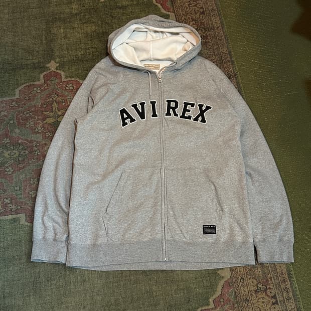 아비렉스 후드 집업 빅 사이즈