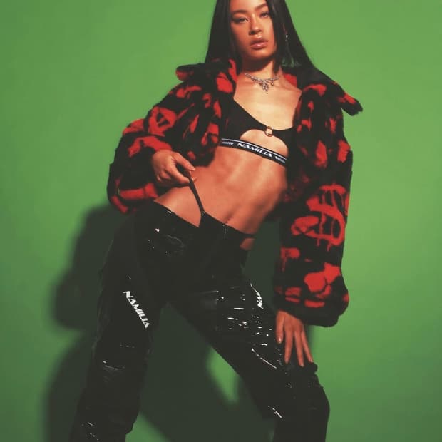 NAMILIA Dick Dollar Monogram Fur Jacket