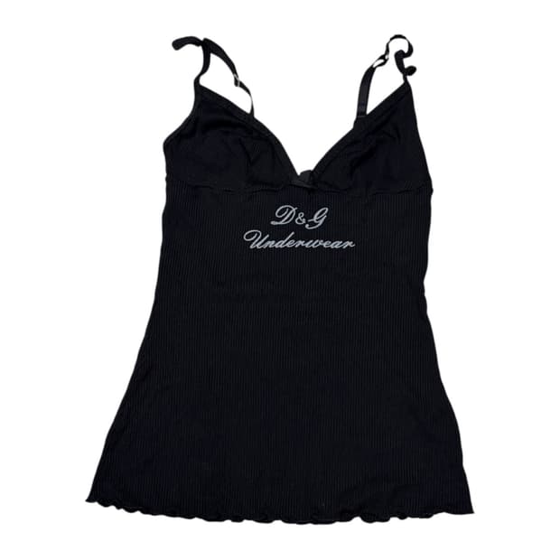 Dolce&gabbana 골지 슬리브리스 언더웨어 탑
