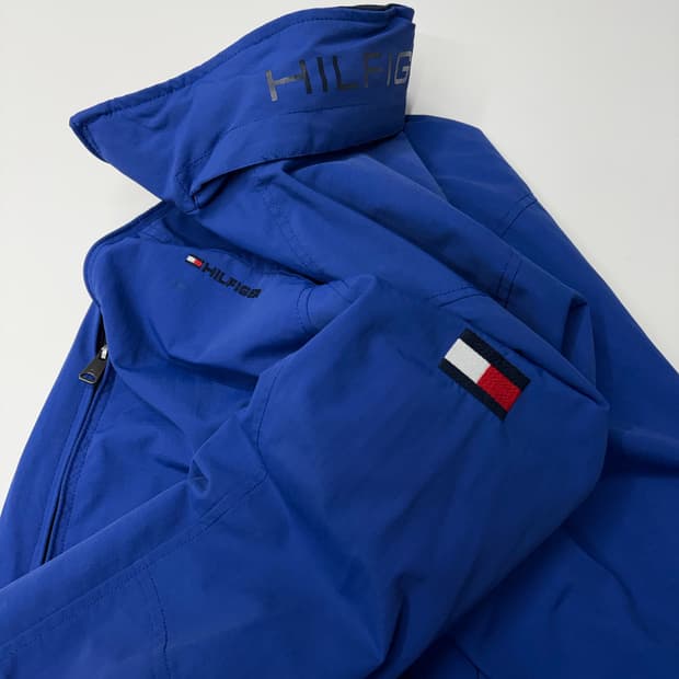 타미힐피거 로얄블루 자켓