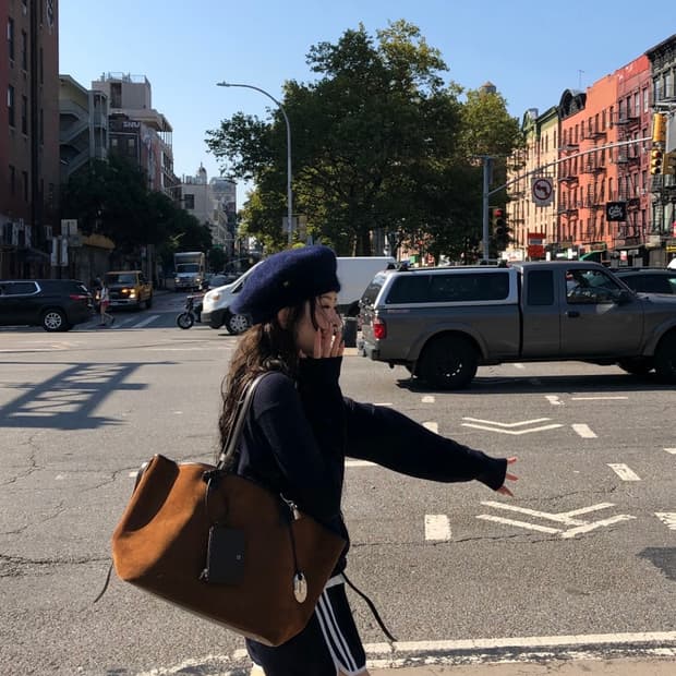 [714center]TOTTI BAG(SUEDE TAN)