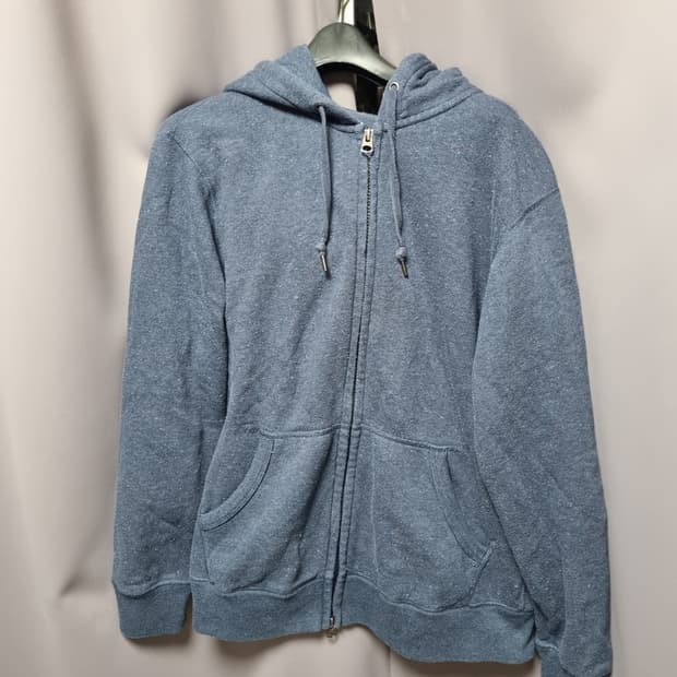 유니클로 투웨이 후드집업 네이비  라지