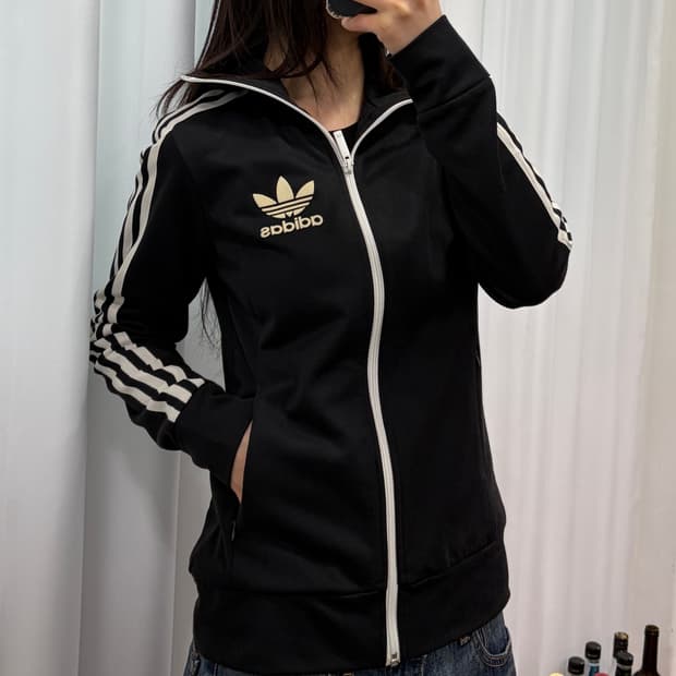 [S]아디다스 유로파 블랙 트랙탑 져지