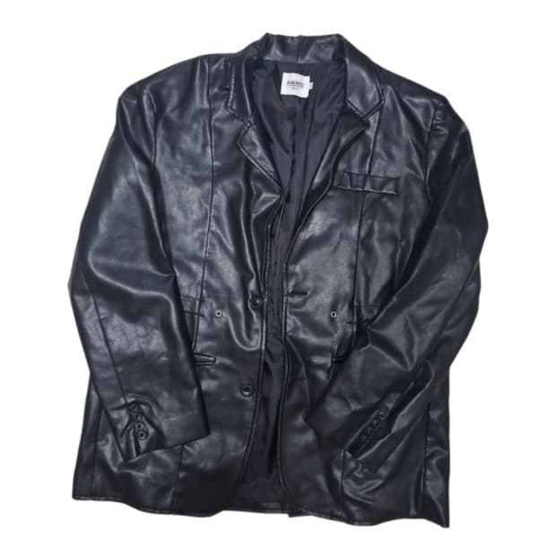 레더 블레이져 자켓 L
