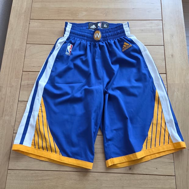 XS 새상품 아디다스 골든스테이트 워리어스 반바지 NBA167