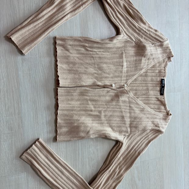 쉬인 크롭 가디건