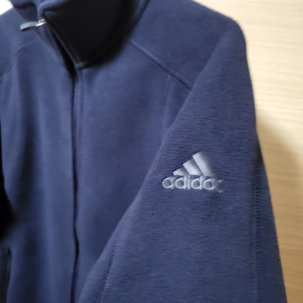 아디다스 네이비 플리스 집업 s~m