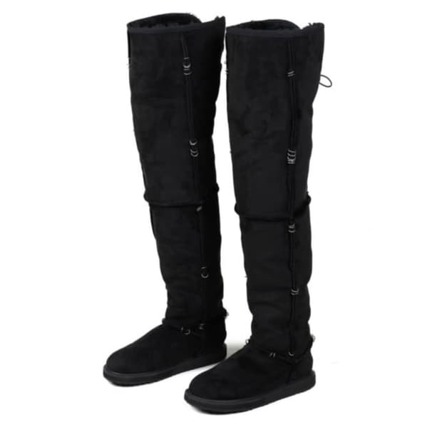 604서비스 PIERCED THIGH-HIGH SUEDE SHEARLIN