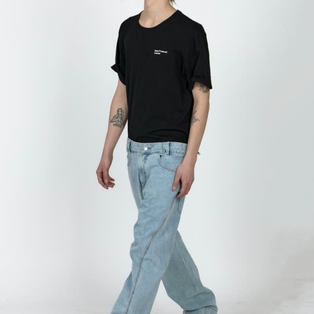 플라스틱프로덕트 MPa DRIFT DENIM PANTS (STEEL BL