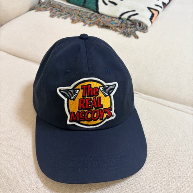 리얼맥코이 로고베이스볼캡 팝니다