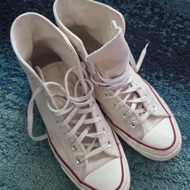 Converse 컨버스 척 70 하이 파치먼트 아이보리 275mm