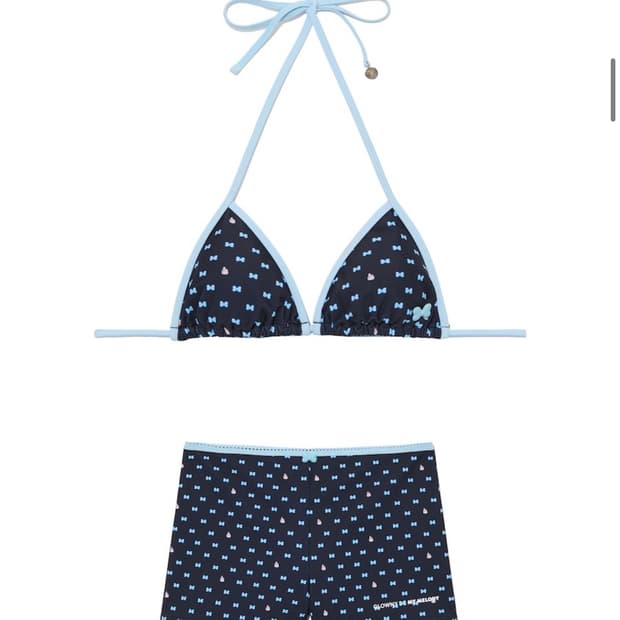 GLOWNY X MY MELODY MINI BOW BIKINI SET (