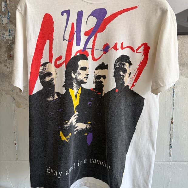 90s U2 투어 티셔츠
