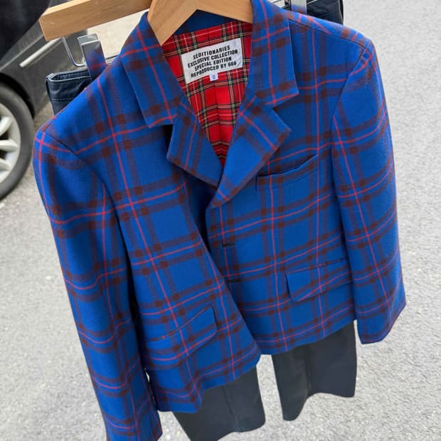 SEDITIONARIES tartan jacket ( by 666 )