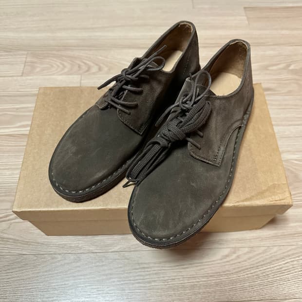 드레익스 웨이포드 더비 플레인 슈즈 UK6 다크 브라운