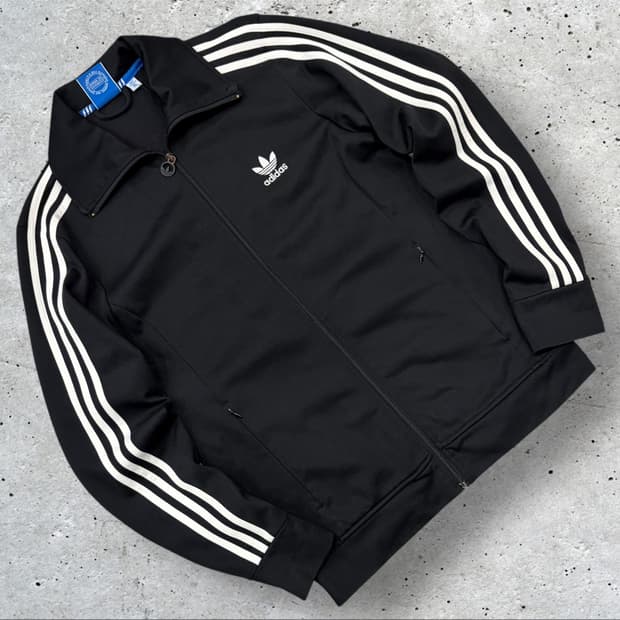 [105] 14s 아디다스 유로파 삼선 트랙탑 져지 블랙 B726