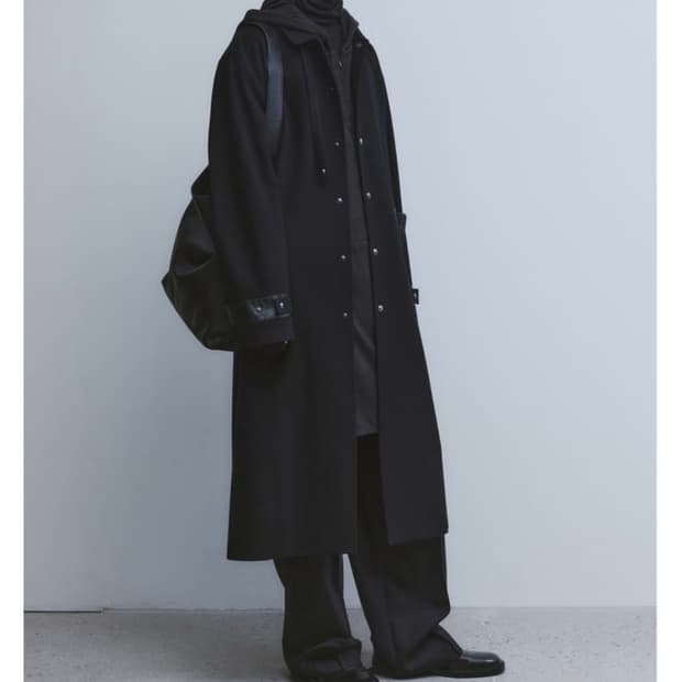 유스 24fw 스냅 싱글 코트