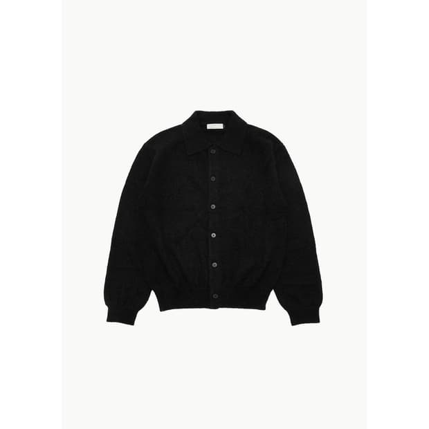 아모멘토 24FW MOHAIR COLLAR KNIT CARDIGAN
