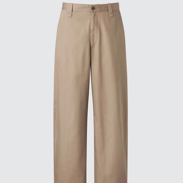 유니클로 와이드핏치노팬츠