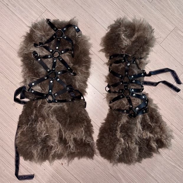 y2k 갸루 레그워머 