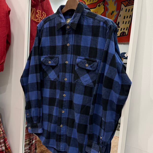00s Field & Stream 빈티지 플란넬 체크 셔츠