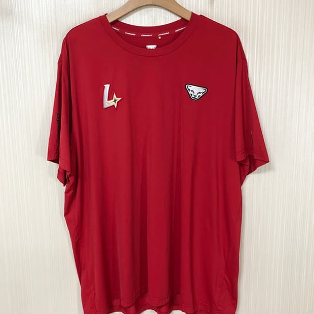(2) KBO 다이나핏 SSG랜더스 선수실착 트레이닝셔츠 7XL(135)