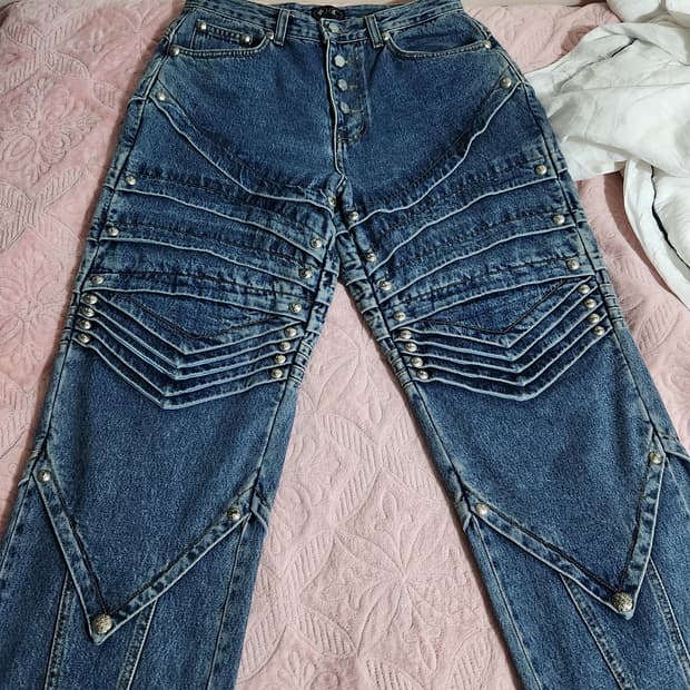 떠그클럽 스터드 데님 팬츠 2