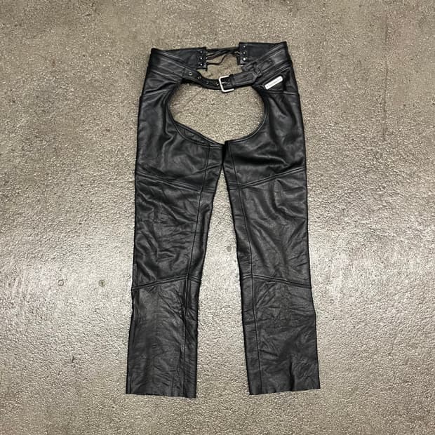 할리데이비슨 가죽 챕스 (M)