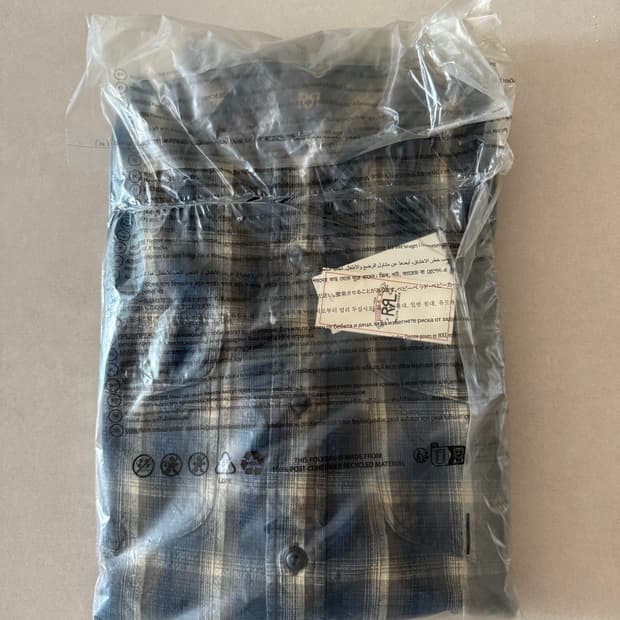 RRL 체크우븐 워크셔츠