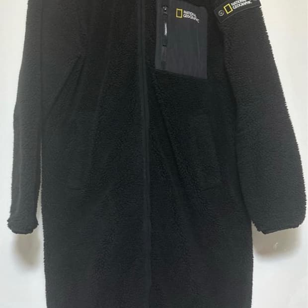 내셔널지오그래픽 뽀글이 롱 누빔후리스남여공용