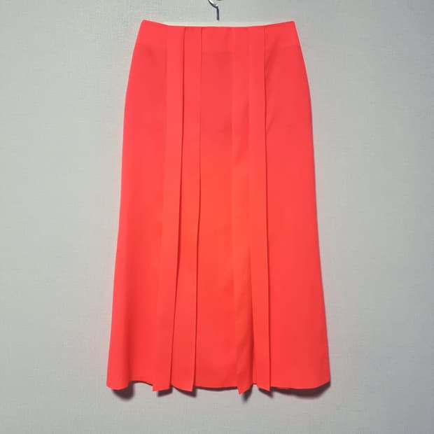 부루하하 플리츠 슬릿 스커트 치마 (27-28인치/표기M) 새상품