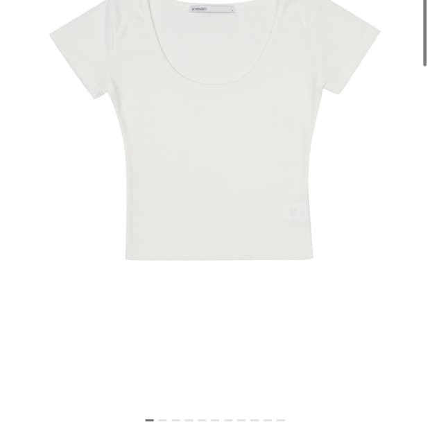 보헴서 half ribbed T