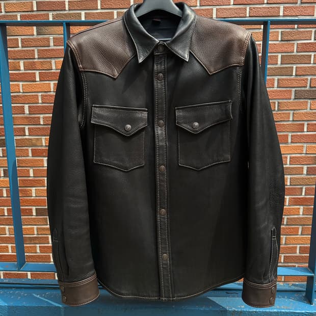 the flat head deerskin shirt jacket