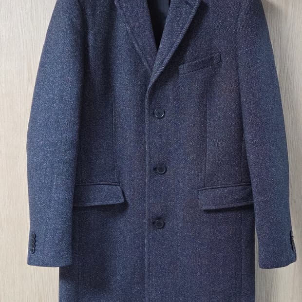(착샷) 띠어리 싱글 코트 울 캐시미어 theory