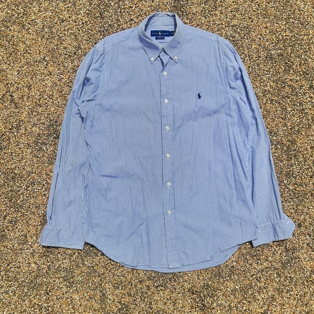 폴로 (POLO RalphLauren)스트라이프 포니 로고 셔츠