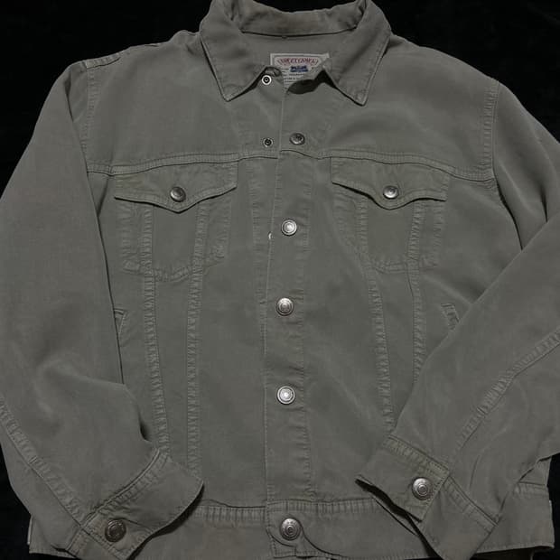 빈티지 카키 자켓