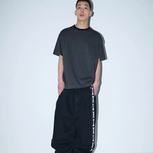 위켄더스x코인서울 SKELETON WIDE LOW DENIM PANTS