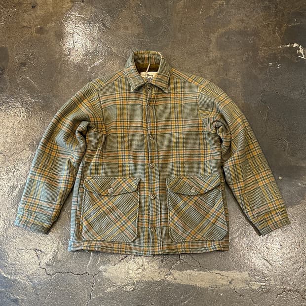 울리치 체크 패턴 포켓 퍼 자켓 M