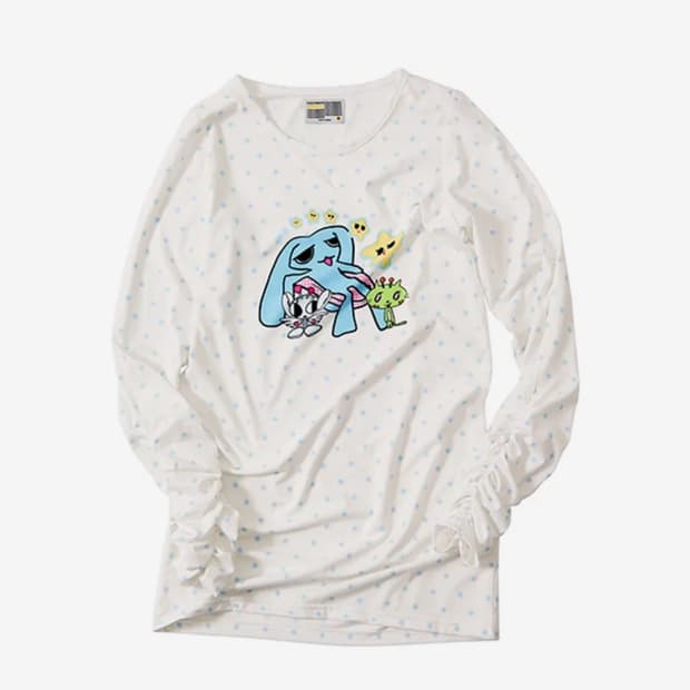 유쓰배쓰 셔링 롱슬리브 티 