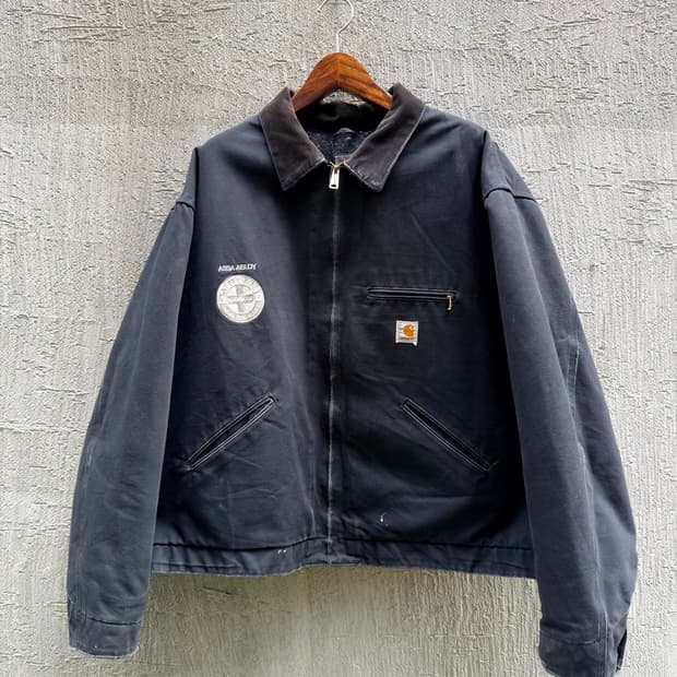 USA 칼하트 디트로이트 자켓 BLK