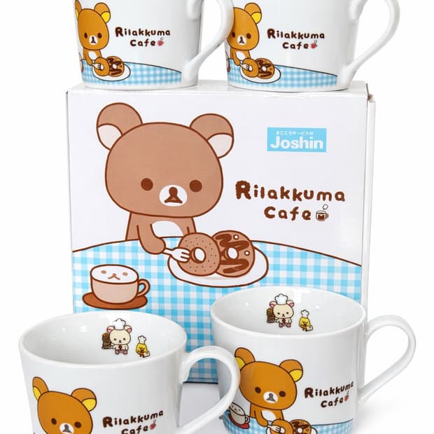 [고전] ✨ 리락쿠마 카페 머그컵 세트