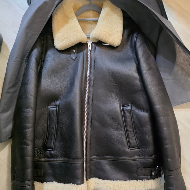 스페로네 램스킨 리얼 무스탕 L