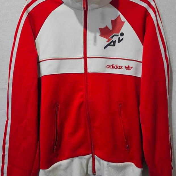 아디다스 캐나다 트랙탑 져지 38사이즈
