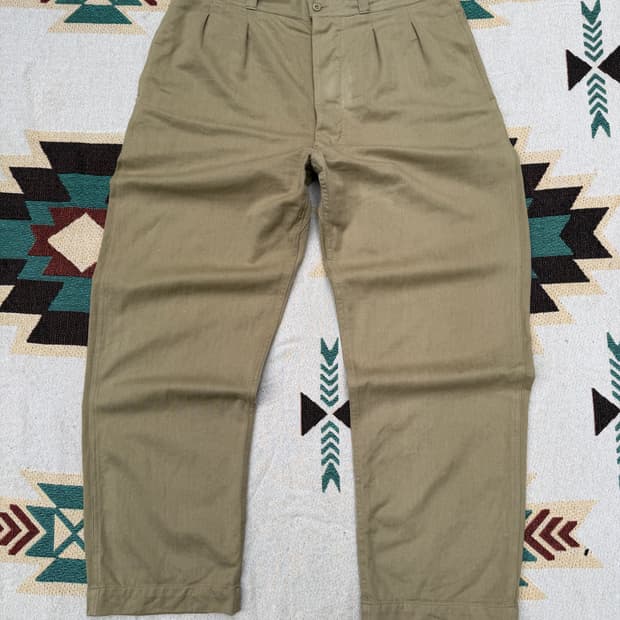 60s 프랑스군 M52 후기형 치노팬츠 35