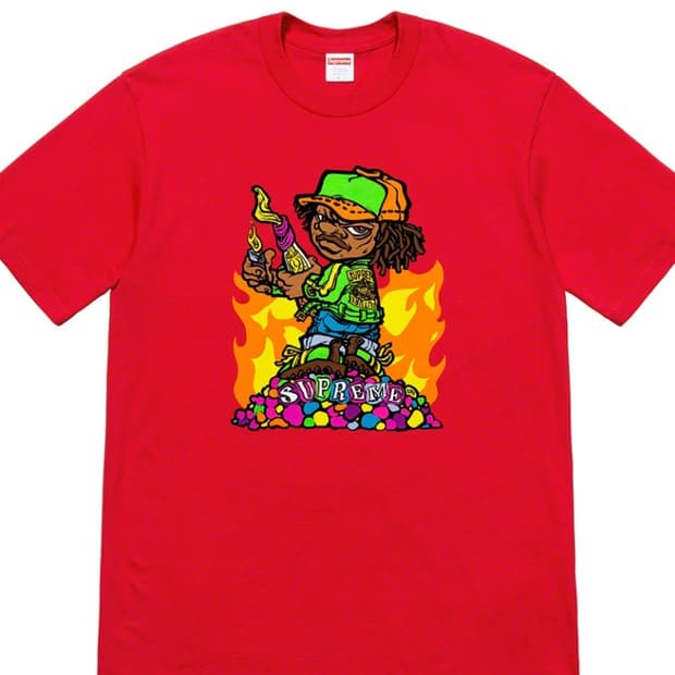 [M] 슈프림 몰로토브 키드 티셔츠 Supreme Molotov Kid