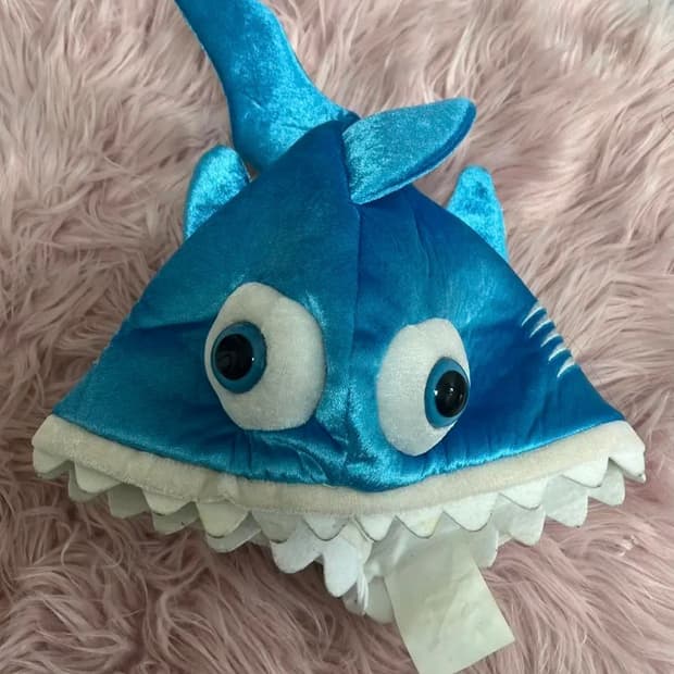 상어 인형 모자 고전 단종 한정판 산리오 프랑스 캐릭터 생선 이빨 빈티지