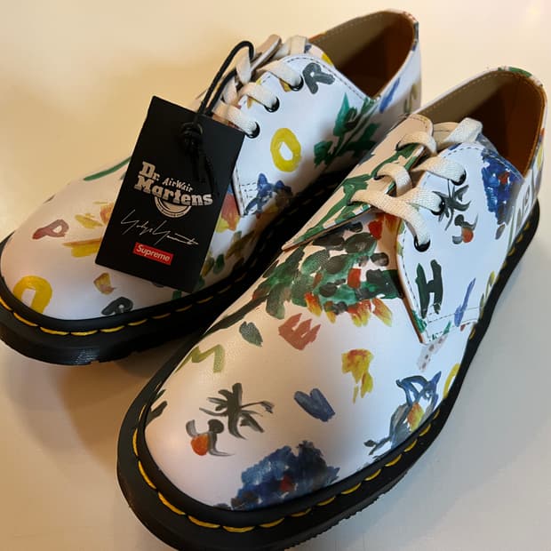 닥터마틴x슈프림x요지야마모토 1461 3홀 UK8 270