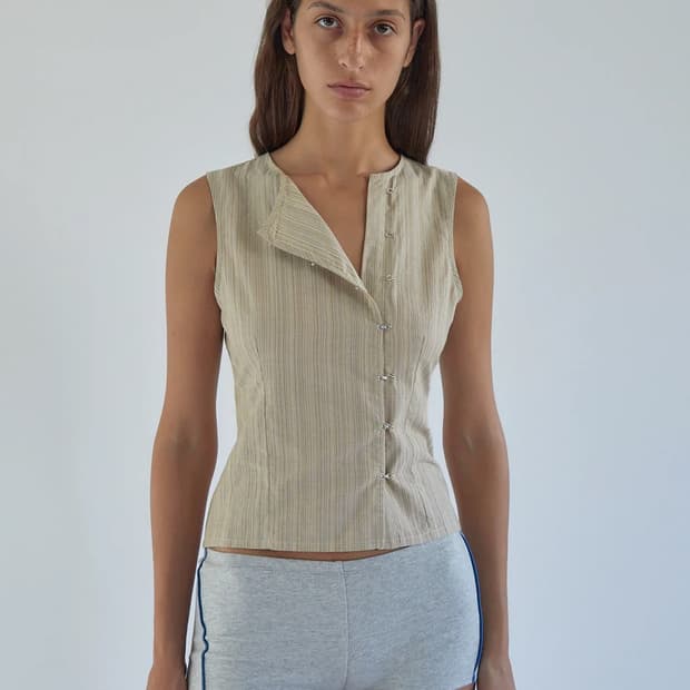 [S]팔로마울 MUFI 후크 슬리브리스 탑