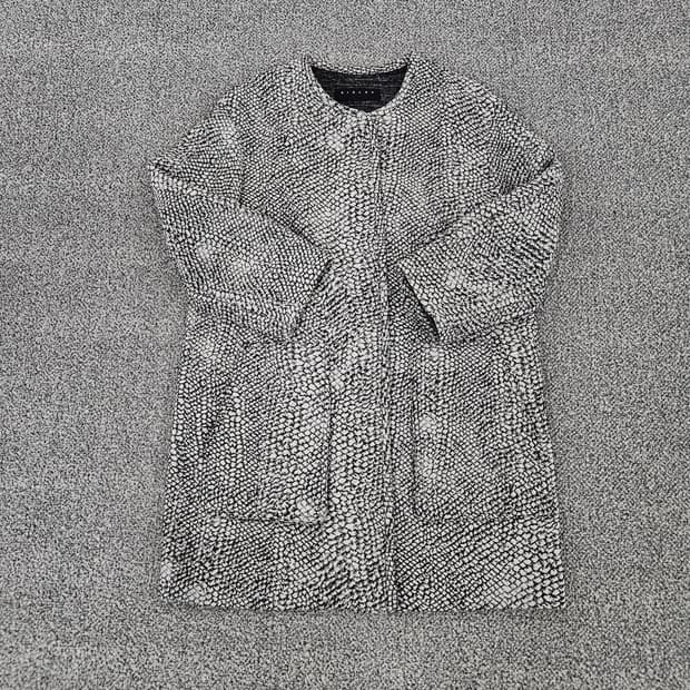 [ONE] 시슬리 파이톤 7부 카라리스 울 코트 자켓 1104JM1