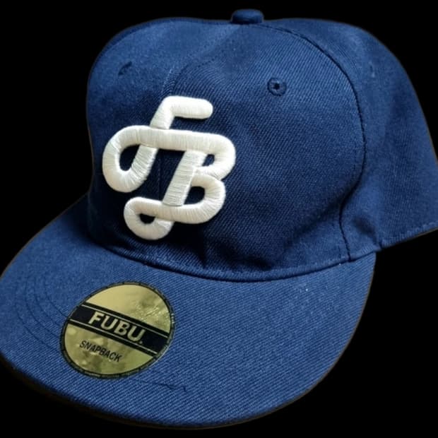 후부 FUBU 스냅백 네이비